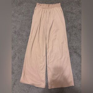 Cream color Wide-Leg Pants size large
